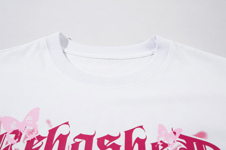 Fashion Personality Butterfly Printed Short Sleeve Boys - Bellarte Enchanté Fashion Personality Butterfly Printed Short Sleeve Boys